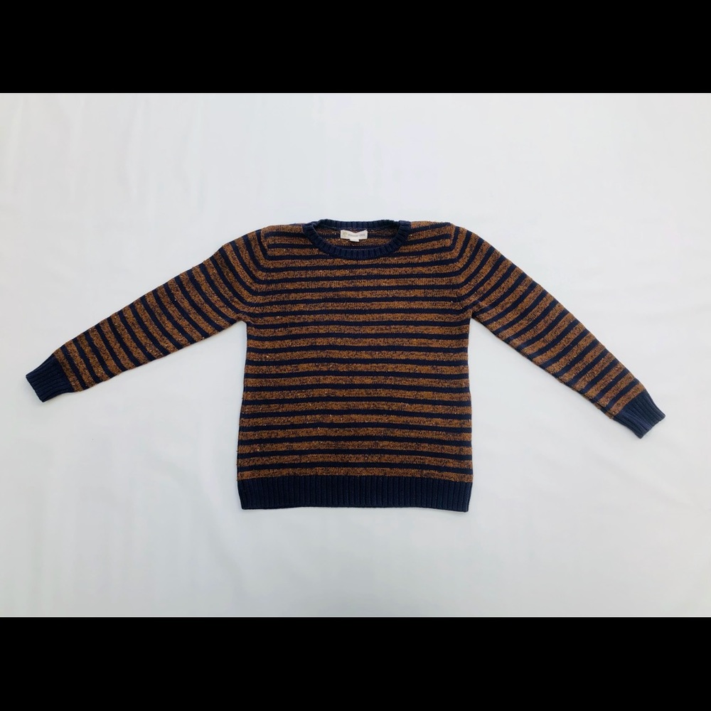 Zara Mustard T-shirt and Tucker+Tate Sweater 5Y
